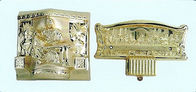 Esquina movible plástica fúnebre de oro de la esquina de ataúd de los accesorios de la decoración