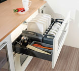 Saque el gabinete que resbala los accesorios modernos de la cocina de la cesta de alambre para el almacenamiento