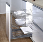 Accesorios modernos de la cocina de la larga vida bajo línea cesta del cajón del gabinete de los estantes de desplazamiento