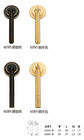 El tirón de lujo largo del hardware del OEM maneja el tirador de puerta de cobre amarillo del estilo americano