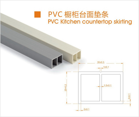 El más nuevo bordear moderno de la encimera de la cocina del PVC