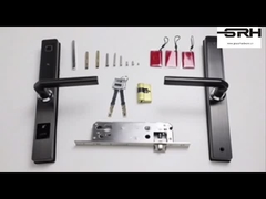 El Smart Home toma las huellas dactilares el diente azul WiFi Digital electrónica de la cerradura de puerta de la manija inteligente