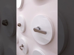 Fabrica de alta calidad mango de puerta de madera de zinc llaves de la palanca de la puerta para la puerta interior