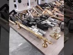 Vea la demostración de 180 grados al aire libre de exportación a tope de bisagras de puerta de acero inoxidable de 4 pulgadas