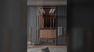 Nuevo estilo chino minimalista manija de puerta de gabinete cuadrado mango largo aleación de aluminio decoración del hogar c