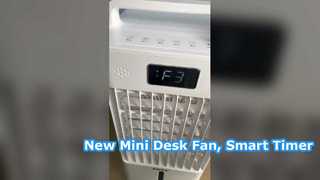 Nuevo Mini ventilador de escritorio, temporizador inteligente, refrigerador de aire silencioso para el hogar y exteriores para escritorio