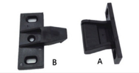 Hardware de los muebles que cabe los muebles plásticos de Peg Plug Holder For Panel del clip de la ayuda de estante