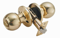 Cerradura de cilindro esférica de acero inoxidable cepillada del botón de puerta del metal para las puertas del hogar