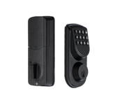 Cerradura de puerta de huella digital a prueba de agua biométrica inteligente con timbre de cámara