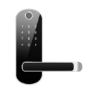 El tirador de puerta elegante impermeable euro del hotel de la puerta cierra la cerradura biométrica de la huella dactilar de Digitaces de la puerta inteligente de la puerta