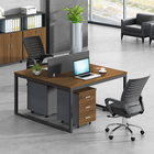 Tabla de lujo ligera de la oficina de los muebles de Boss Executive Desk Office con la carga inalámbrica