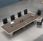 En forma de L ejecutivo de los muebles del CEO de la oficina del hogar de madera de lujo de la tabla