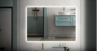 Baño LED Espejo inteligente Iluminado Cuadrado inteligente espejo de ducha sin niebla