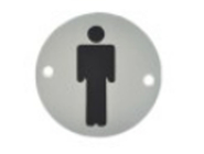 Mujeres y Hombres Toilet Image Baño Puerta Signo En Acrílico Personalizado