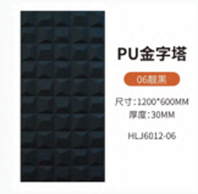 80mm Pu de cara única y doble de ladrillo hueco ligero Decoración de pared de fondo