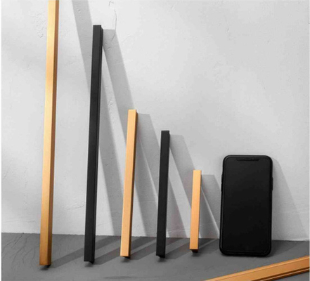 Arreglo de puertas correderas en relieve Muebles de lujo Hardware de dormitorio Armario de cajones oculto Pull Minimalista Incorporado H