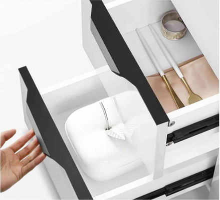 Oro negro níquel de diseño moderno puertas pujan manijas puertas correderas manija en relieve para la puerta del gabinete de la cocina