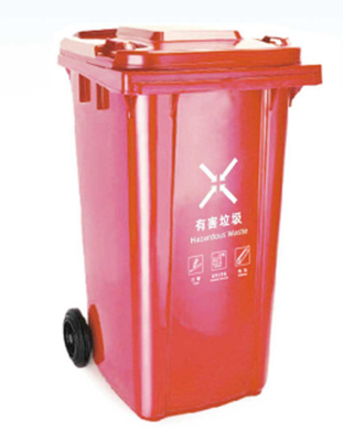 Fabricante 120l 240l 360l 660l 1100l contenedores de basura de plástico de gran tamaño con ruedas al aire libre/basureros/basureros para la venta
