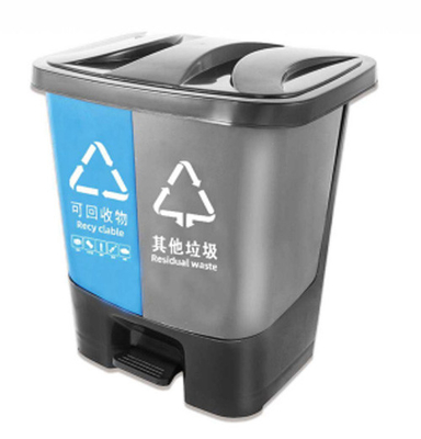 Fabricante 120l 240l 360l 660l 1100l contenedores de basura de plástico de gran tamaño con ruedas al aire libre/basureros/basureros para la venta