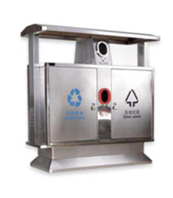 20-200L Contenedor de basura de reciclaje y saneamiento contenedor de basura de acero inoxidable contenedor de basura exterior contenedor de basura interior