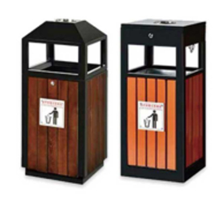 20-200L Contenedor de basura de reciclaje y saneamiento contenedor de basura de acero inoxidable contenedor de basura exterior contenedor de basura interior
