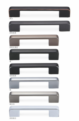 Nuevo color Zinc y aleación de aluminio tirones de la cocina armario puertas de la puerta de la mano del cajón del armario tirones de la mano de los muebles