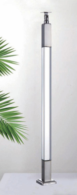 Escalera de cristal acrílico para interiores moderna Escalera de barandilla de barandilla para la venta