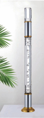Escalera de acrílico de alta calidad para interiores barandilla escalera de plástico guarnición escalera de cristal pilar escalera de cristal claro acrílico baluster