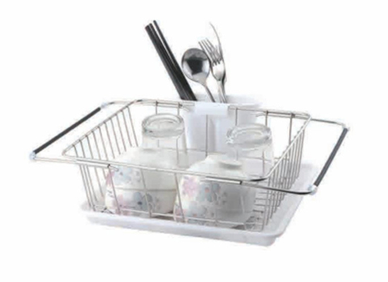 Venta caliente de una sola capa de cuenco de drenaje de aluminio de cocina plato cajón de cuenco de cuenco de tiradora de tirador de cesta