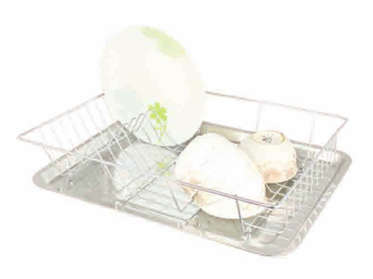 Estante de secado de platos Desagüe organizador del fregadero de la cocina del fregadero de la cocina del estante del desagüe cesta