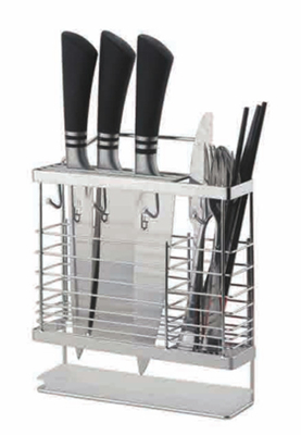 Estante de acero inoxidable multifunción para almacenamiento de herramientas de cocina