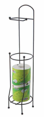 Metal para el hogar y la cocina Tissue Paper Holder Stand Chef Roll Paper Storage Holder