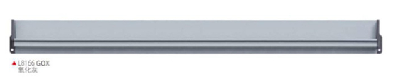 Muro de muebles montado de aleación de aluminio sólido Mando de armario para decoración del hogar L 150 mm x W 34.5 mm x D 18.4 m