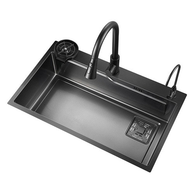 Nano cocina 304 de acero inoxidable lavamanos pequeños hechos a mano tanque único en el sótano de la cuenca del lavabo mayorista de China fábrica