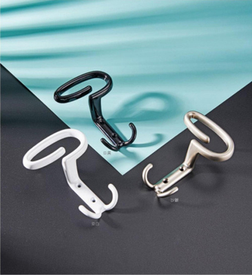 Pantalón de trabajo pesado ganchos de doble punta montado en la pared con 56 tornillos Retro ganchos dobles ganchos de utilidad para el abrigo bufanda bolso toalla