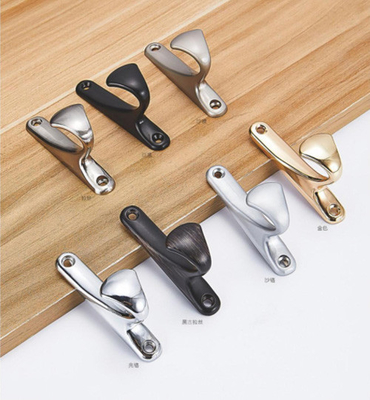 Fabrica personalizada de metal toalla vintage abrigo doble ganchos de pared montaje de pared negro gancho de ropa rústica