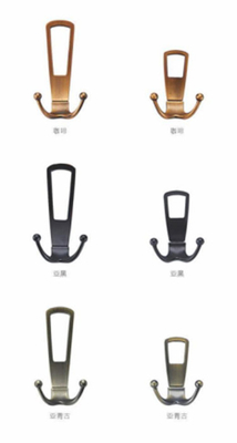 Decorativo de trabajo pesado de metal de abrigo de prendas de vestir ganchos colgador de ropa gancho