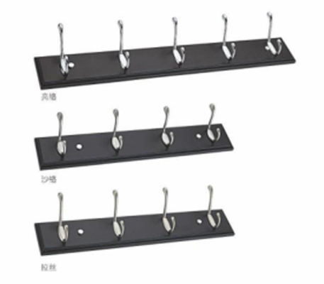 Colgantes de madera ganchos de pared de hierro gancho de tela para colgar ropa decoración de pared para el hogar gancho de diseño moderno fábrica hecha