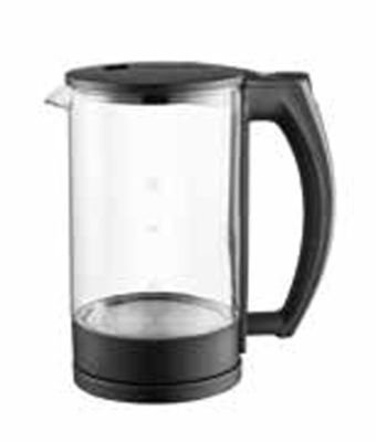 1Caliente de vidrio caliente de.8L caldera eléctrica con la luz azul de ebullición automáticamente función de apagado
