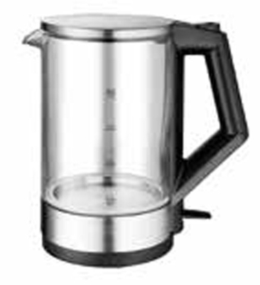 1Caliente de vidrio caliente de.8L caldera eléctrica con la luz azul de ebullición automáticamente función de apagado