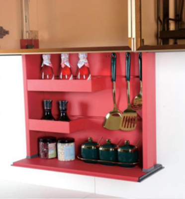 Hardware Accesorios de cocina Sistema de ascensor Elevador vertical Tirar abajo Estante Elevador eléctrico Cesta de cocina Almacenamiento