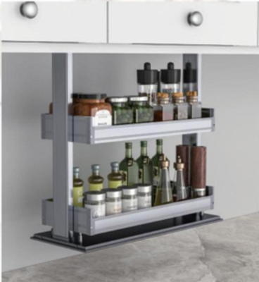 Hardware Accesorios de cocina Sistema de ascensor Elevador vertical Tirar abajo Estante Elevador eléctrico Cesta de cocina Almacenamiento
