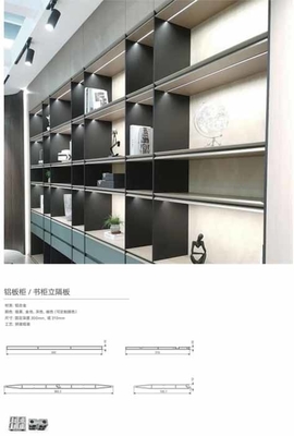 Muebles de gabinete de abejas de aluminio negro Muebles de dormitorio de sala de estar gabinetes de almacenamiento
