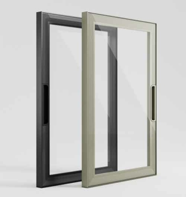 Las fachadas de aluminio de ruptura térmica de las ventanas de piso a techo de las ventanas de la bahía Casement ventanas