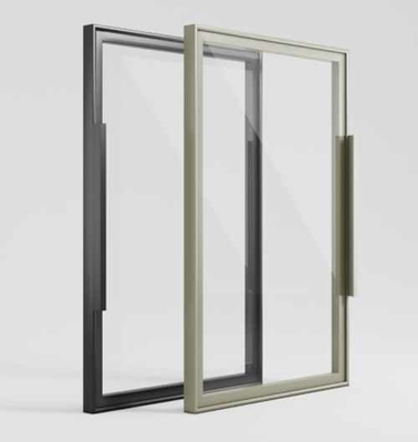 Las fachadas de aluminio de ruptura térmica de las ventanas de piso a techo de las ventanas de la bahía Casement ventanas