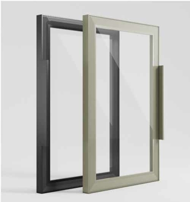 Las fachadas de aluminio de ruptura térmica de las ventanas de piso a techo de las ventanas de la bahía Casement ventanas