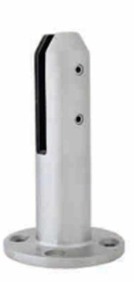 Acero inoxidable ajustable de base cuadrada de doble placa de vidrio para cercas de piscinas balaustradas mangueras