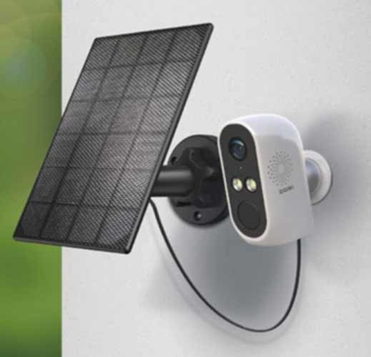 2 Lentes 8MP 4K Inalámbrico Norteamérica 4G LTE Energía solar Vigilancia de Seguridad PTZ Cámara de exterior 4G Sim Card Cámara de CCTV Solar