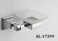 Mayor nivel de acero inoxidable de los accesorios bonitos del cuarto de baño del estante de Doubleglass