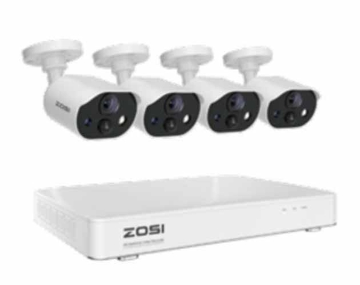 4ch 8ch sistema de cámaras Wifi 3mp kits de seguridad de cámaras IP inalámbricas